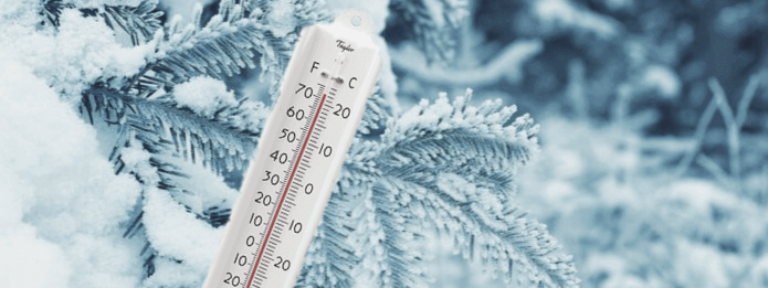 Thermometer in Snow