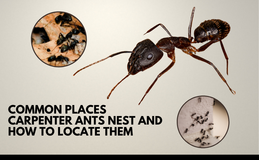 Cambridge Pest Removal: Common Places Carpenter Ants Nest and How to Locate Them